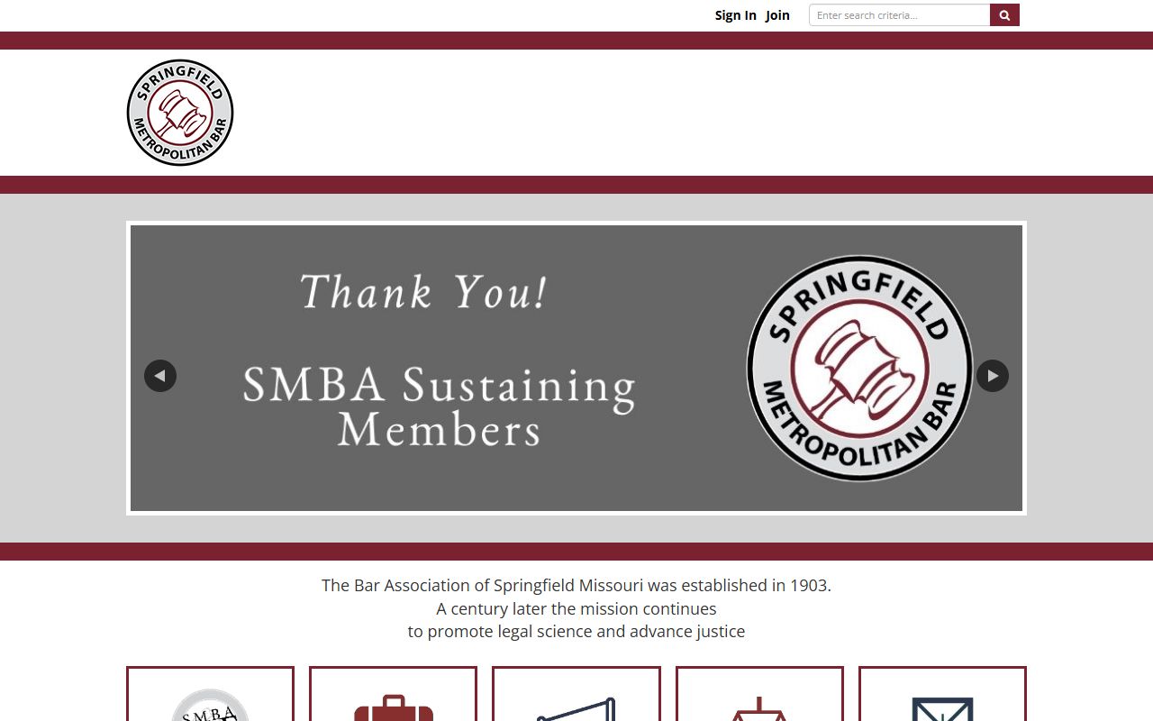 Springfield Metropolitan Bar Association website for Greene County legal help
